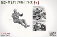 1/35 M3 & M3A1 U.S. WWII Halftracks Double Combo