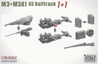 1/35 M3 & M3A1 U.S. WWII Halftracks Double Combo