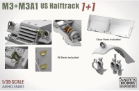 1/35 M3 & M3A1 U.S. WWII Halftracks Double Combo