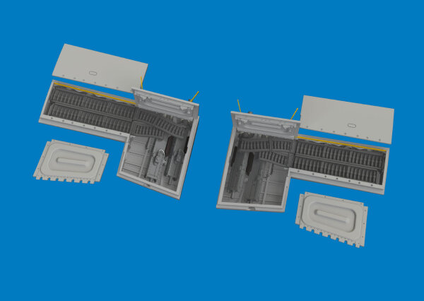 1/32 P-51B/C gun bays PRINT