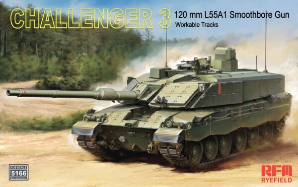 1/35 Challenger 3 - 120 mm L55A1 Smoothbore Gun