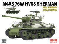 1/35 M4A3 76W HVSS Sherman - Full Interior - Clear Version