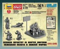1/72 Deutsche Infanterie in Winteruniform 1941 - 1945