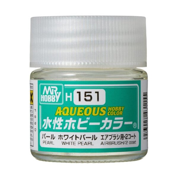 H151 Aqueous Hobby Color White Pearl Perlweiß 10ml