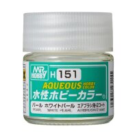 H151 Aqueous Hobby Color White Pearl Perlweiß 10ml