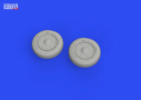 1/72 F4F wheels late w/ rims PRINT for Arma Hobby