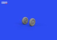 1/72 F4F wheels late w/ rims PRINT for Arma Hobby