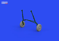 1/72 F4F wheels late w/ rims PRINT for Arma Hobby