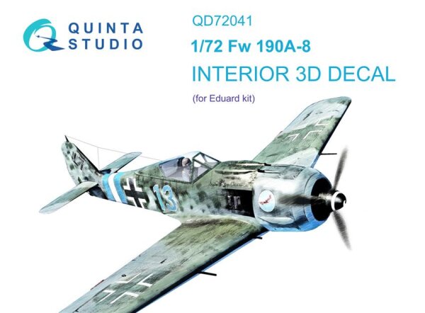 1/72 Focke-Wulf Fw-190A-8 3D-Printed Interior