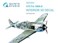 1/72 Focke-Wulf Fw-190A-8 3D-Printed Interior