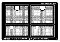 Grilles for Sd.Kfz.181 Tiger I for AFV Club