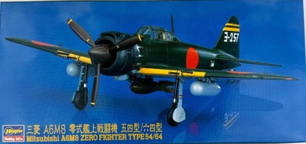 1/72 Mitsubishi A6M8 Zero fighter Type 54/64