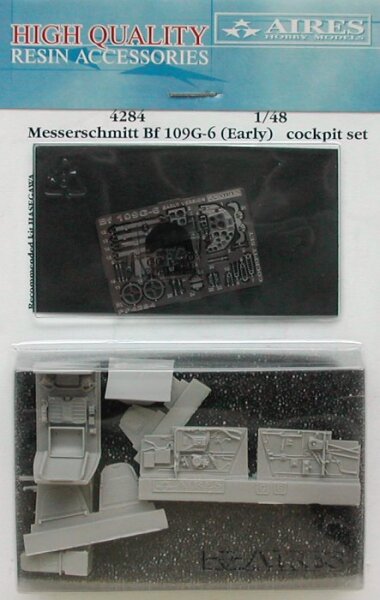 Bf-109 G-6 cockpit set - early version (HASEGAWA)