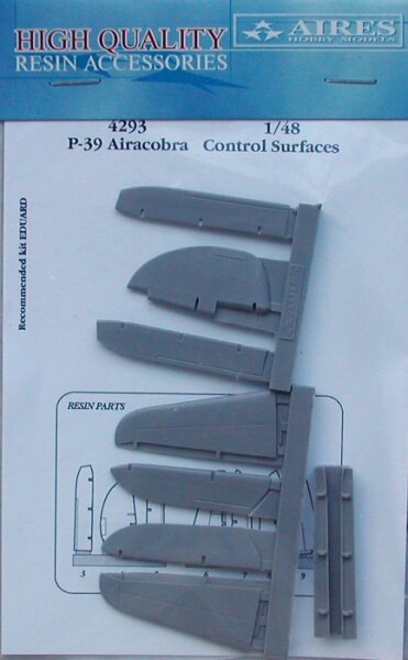 P-39 control surfaces (EDUARD)