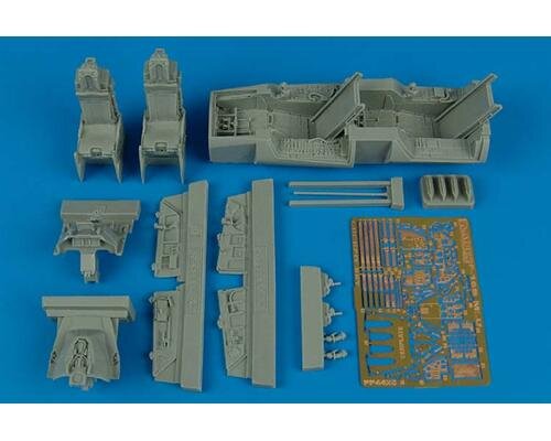 F-16B MLU Fighting Falcon cockpit set - HASEGAWA