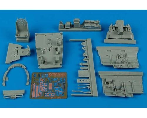 Nakajima Ki-84 Hayate cockpit set - HASEGAWA