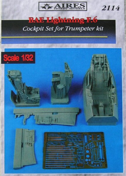 BAE Lightning F.6 cockpit set (Trumpeter)