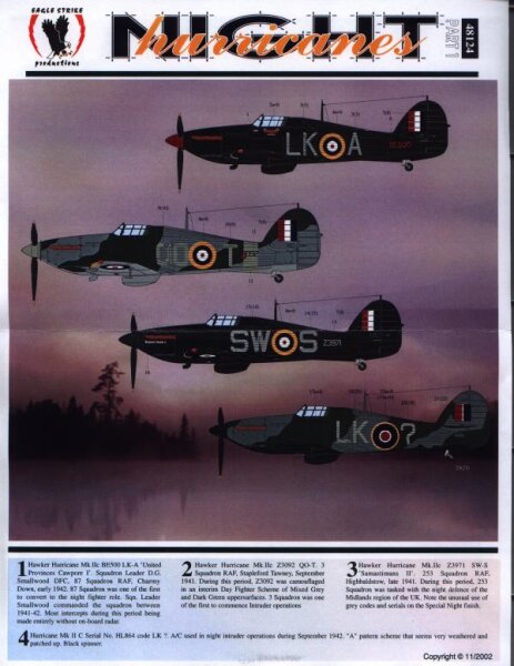 Night Hurricanes Part 1: Hurricane Mk. IIc