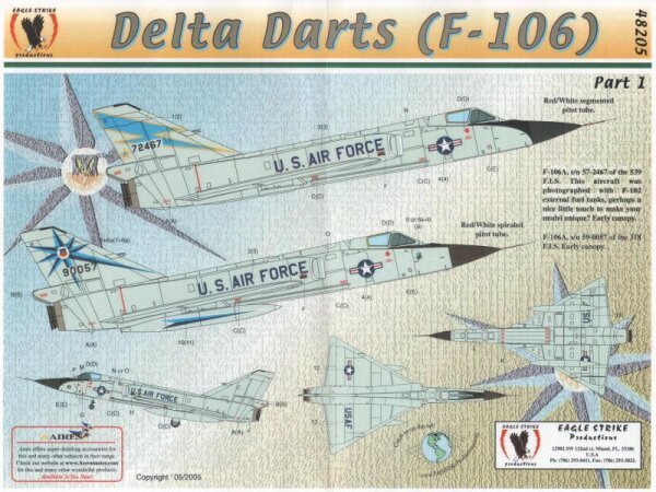 Delta Darts, Pt I    (F-106 Delta Dart, F-106A)