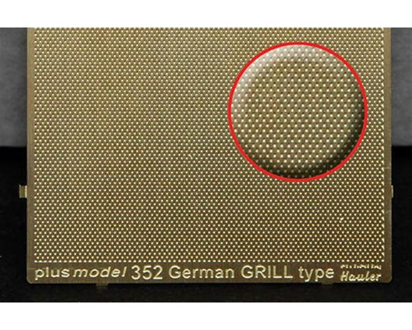 Engraved plate - German Grill