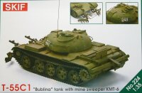 T-55C1 Bublina" + Minenräumer KMT-6"