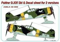 Fokker D.XXI Ski + decals for 2 versions