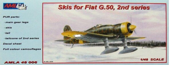 Skis for Fiat G.50 2nd series + decal sheet