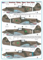 Curtiss Hawk 81-A2 of China AF WWII x 6