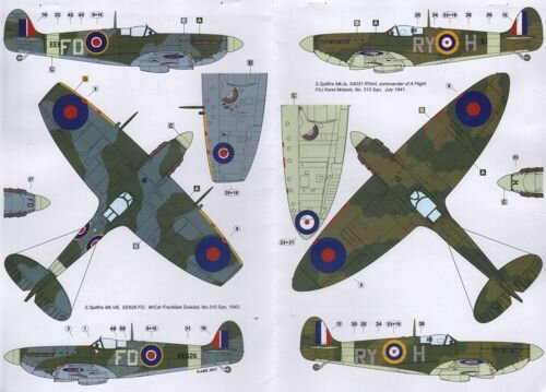 Czechoslovak commanders in the Spitfire