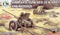 45mm Anti-Tank Gun 53K(1937) and M42(19