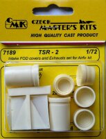 TSR-2 Intake FOD covers & exhausts (Airfix)