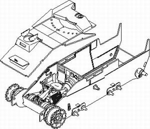 Marder III Ausf. M Innendetails / Interior