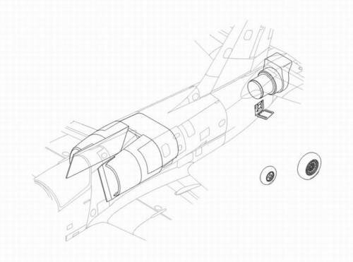 Albatros L-39C Air Intake Set  (MPM)