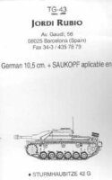 105mm StuH42: Stug.42 with Saukopf