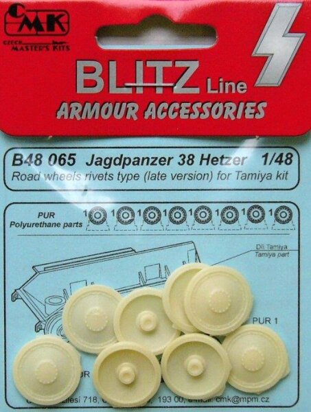 Jagdpanzer 38 - road wheels rivets late (TAM)